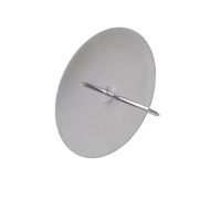 podstawka pod świece 6cm 4szt. | 39can6195-6s_slv