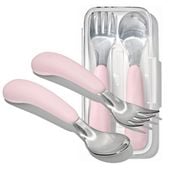 OXO Sztućce metalowe w etui dla dzieci 12m+ BLOSSOM