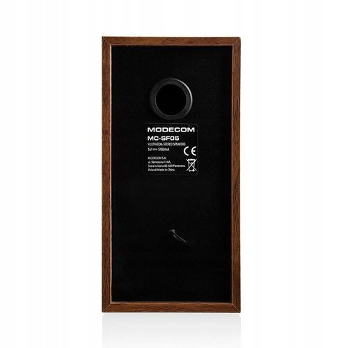 Głośniki 2.0 MODECOM MC-SF05 5W brązowy na Arena.pl