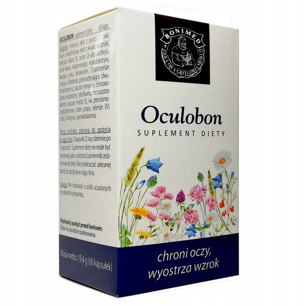 BONIMED OCULOBON CHRONI OCZY 60kaps. zdjęcie 5