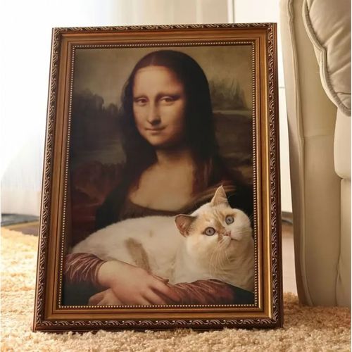 drapak domek dla kota - obraz ramka mona lisa, legowisko kot29 na Arena.pl