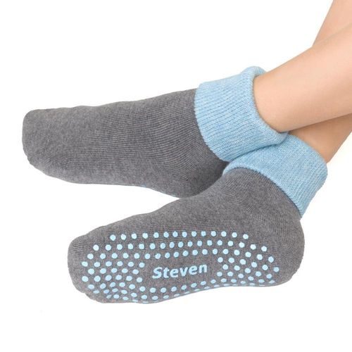 SKARPETY DZIECIĘCE FROTTE ABS 038 26-28 014 melanż ciemny szary/niebieski na Arena.pl