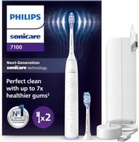 Philips Sonicare 7100 szczoteczka soniczna z aplikacją etui biała HX7420/02