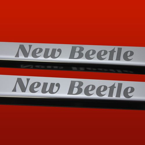 Listwa progowa VOLKSWAGEN NEW BEETLE  FLOWERS Stal nierdzewna 304 połysk na Arena.pl