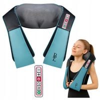 Masażer SHIATSU karku pleców ramion szyi 8 GŁOWIC Podgrzewanie LED