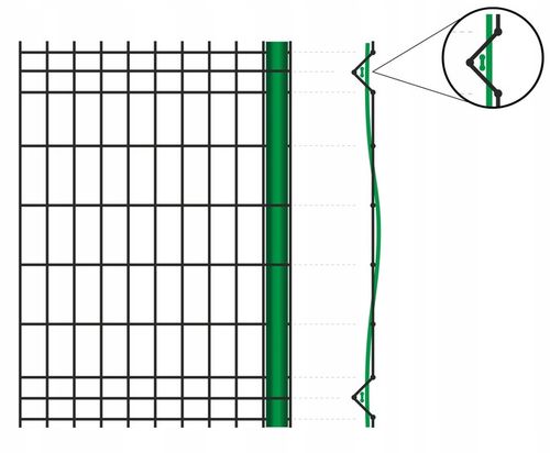 Listwy pionowe do ogrodzeń panelowych 123 x 250 cm, szer. 62-80 mm antracyt na Arena.pl