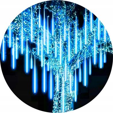 METEORY 50 CM LAMPKI PADAJĄCY ŚNIEG OŚWIETLENIE ŚWIĄTECZNE IP44 SOPLE LED na Arena.pl