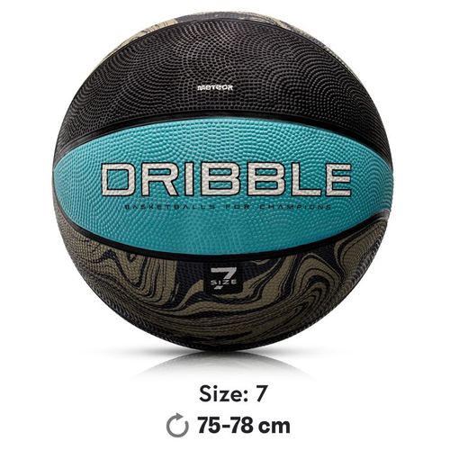 Piłka koszykowa Meteor Dribble niebieski uniw na Arena.pl