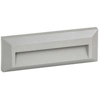 Zewnętrzna LAMPA ścienna PUEBLO 8011 Rabalux elewacyjna OPRAWA prostokątna LED 1,6W 4000K listwa outdoor IP65 szara