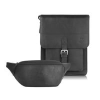 zestaw prezentowy zup-98-hbl listonoszka męska czarna t-91-hbl