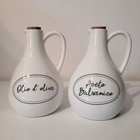 Boltze Dzbanek z korkiem na oliwę i ocet CUCINA, wys. 20 cm 550ml.