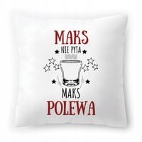 Poduszka Dla Maksa Na Urodziny Ze Zdjęciem Na Prezent Biała 40X40 Cm