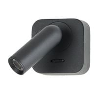 Lampa na ściane metalowa LUGANO AZ5655 Azzardo LED 3W 3000K włącznik czarny