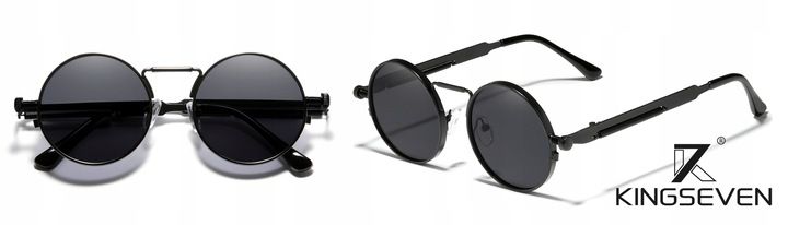 Okulary przeciwsłoneczne LENONKI STEAMPUNK UV400 zdjęcie 3