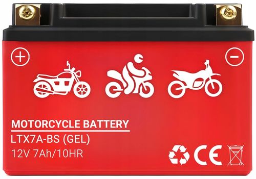 AKUMULATOR ŻELOWY DO SKUTERA MOTOCYKLA QUADA 12V 7AH LEWY+ PRODUKCJA 2024 na Arena.pl