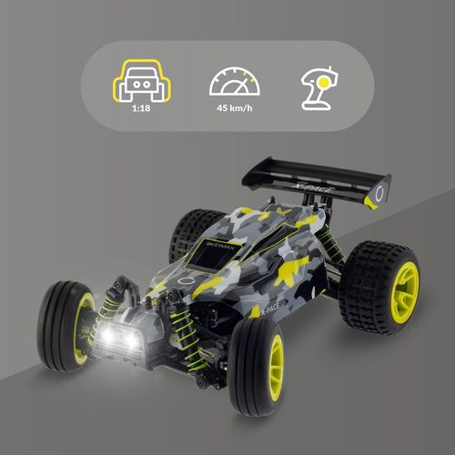 Auto Zdalnie Sterowane RC 1:18 DUŻE TERENOWE 4x4 30 min 850mAh x2 PROMOCJA na Arena.pl