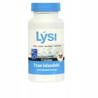 LYSI TRAN ISLANDZKI 500 MG/ 120 KASPUŁEK/ OMEGA 3/ DHA ,EPA / WITAMINY A,D,