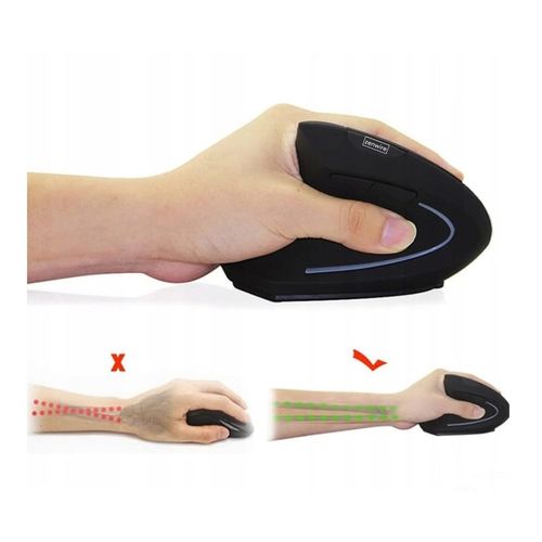 MYSZKA Pionowa Wertykalna MYSZ Ergonomiczna Przewodowa USB Cicha Zenwire na Arena.pl