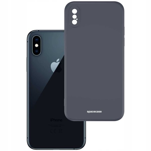Spacecase Silicone Case Iphone X/Xs Black zdjęcie 2