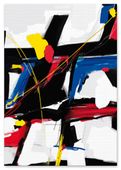 Obraz na płótnie mondrian abstrakcyjny wzór 50x70 cm