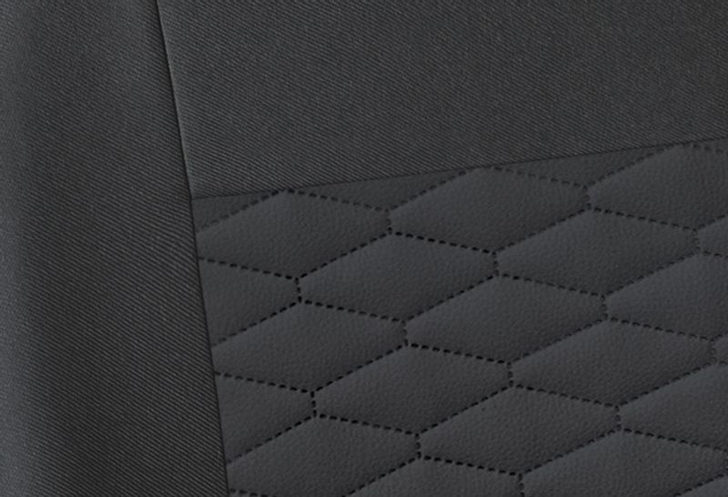 Uniwersalne skórzane pokrowce MODERN MP-2 SZARE do AUDI A6 C4 C5 C6 C7 C8 zdjęcie 2