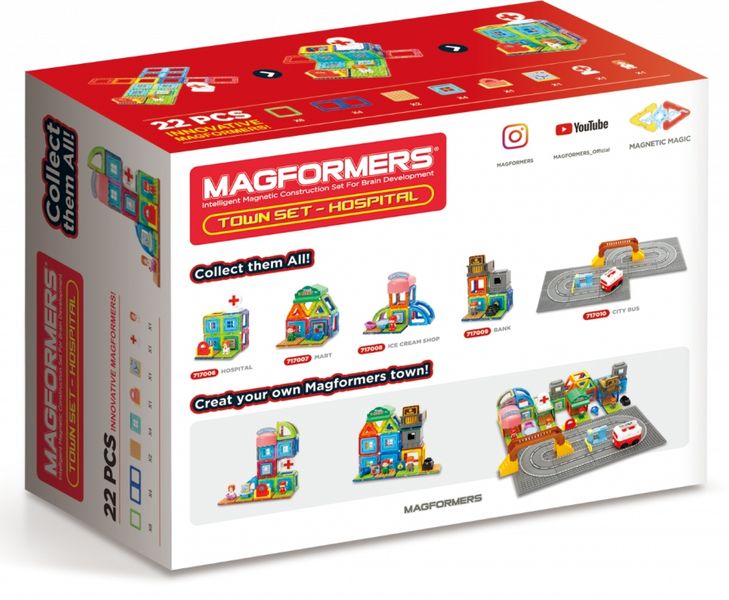 Magformers Town Set Szpital zdjęcie 3
