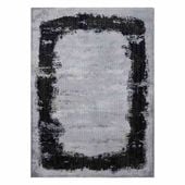 RUG/LU/IONA/FRAME/BLACK+GREY/120x170