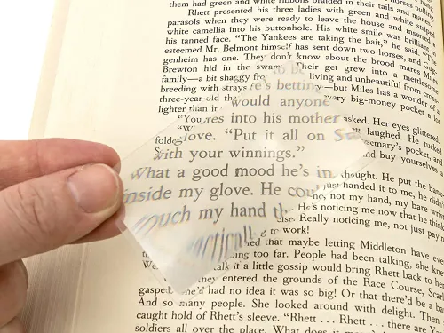 Lupa wizytówka soczewka fresnela kartka 85x55mm na Arena.pl