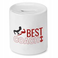 Dla Trenera Prezent Skarbonka Best Coach Z Nadrukiem Ze Zdjęciem