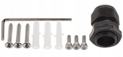 Puszka montażowa adapter do kamer cctv uchwyt DVS PFA134 BLACK dahua na Arena.pl