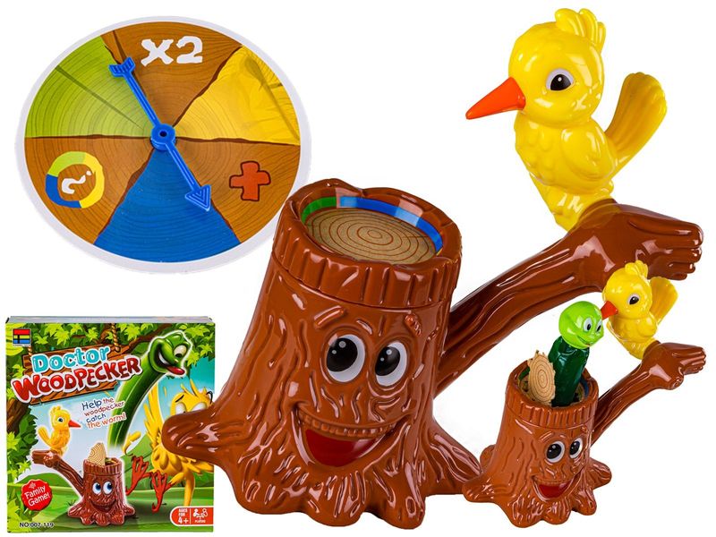 Gra Doktor Dzięcioł I Szalony Robaczek Złap Robaka zdjęcie 1