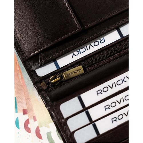portfel męski minimalistyczny na karty z rfid - rovicky na Arena.pl