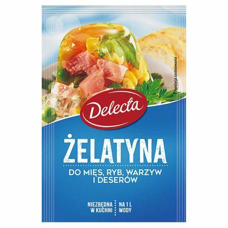DELECTA ŻELATYNA SPOŻYWCZA 20G zdjęcie 1