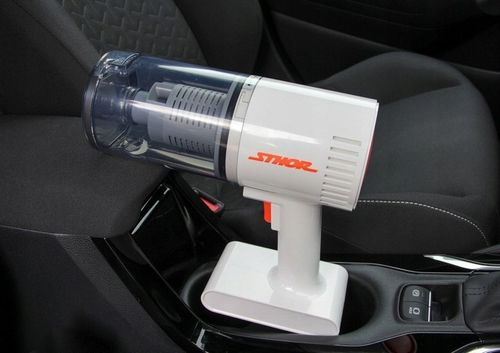 BEZPRZEWODOWY ODKURZACZ SAMOCHODOWY RĘCZNY 100W +NASADKI BEZWORKOWY STHOR na Arena.pl
