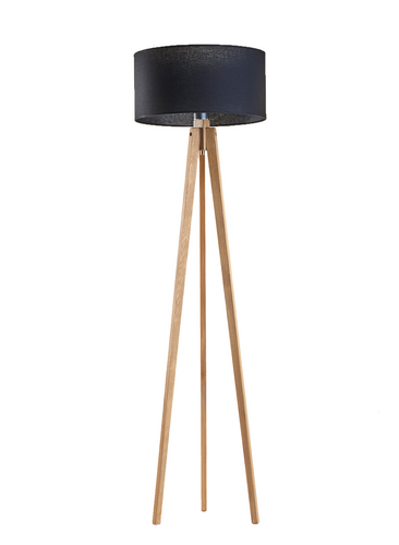Hebanowa lampa MIAMI E27 tripod na Arena.pl