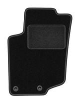 Dywanik kierowcy welurowy Peugeot 207 2006-2012 czarny LUX