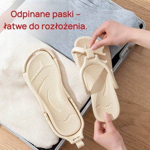 Klapki Męskie Japonki na Basen Plażę Składane Podróżne do Hotelu R.29 na Arena.pl