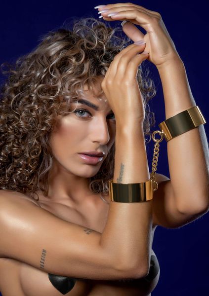 Slave Wrist Cuffs Rose Gold zdjęcie 2
