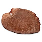 Patera dekoracyjna serce liść EMMA 28x25x2 miedziana