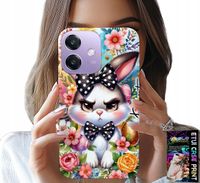 ETUI DO OPPO A60 5G - KRÓLIK WIELKANOCNY, ZAJĄC, JAJKA + SZKŁO