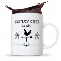 Kubek Prezent Dla Kuriera Najlepszy Na Wsi Prezent Z Nadrukiem Ze Zdjęciem