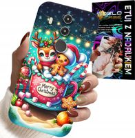 ETUI DO HUAWEI MATE 10 PRO - RENIFER Z PIERNIKIEM MERRY CHRISTMAS
