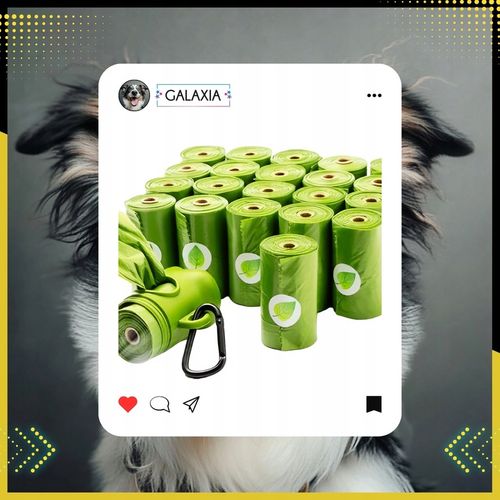 WORECZKI Na Psie Odchody BIODEGRADOWALNE Worki na Kupy BIO + ETUI 360 sztuk na Arena.pl