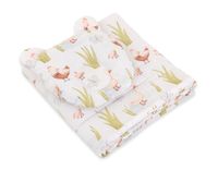 Kołderka z wypełnieniem i poduszka profilowana Miś - zestaw 2cz.