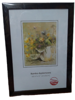 ramka na zdjęcia 21 x 30 cm dyplomowa czarna