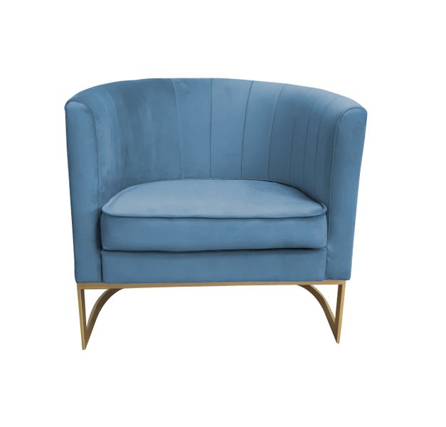 Fotel Glamour podstawa złota MG33 zdjęcie 3