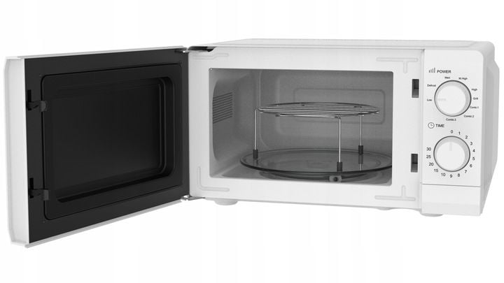 KUCHENKA MIKROFALOWA MIKROFALÓWKA 900W GRILL BIAŁA zdjęcie 3