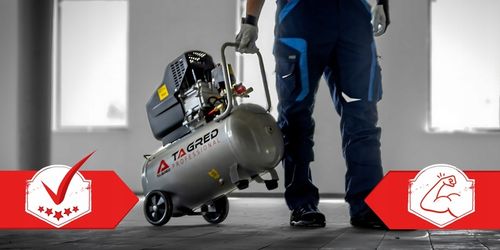 SPRĘŻARKA POWIETRZA KOMPRESOR OLEJOWY 3,4KM 24L + ZESTAW PNEUMATYCZNY na Arena.pl