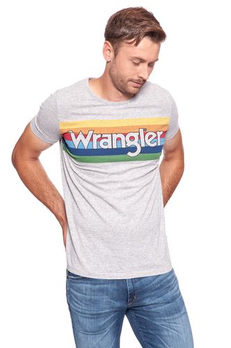 WRANGLER RAINBOW TEE MID GREY MEL W7A80FQ37 M na Arena.pl