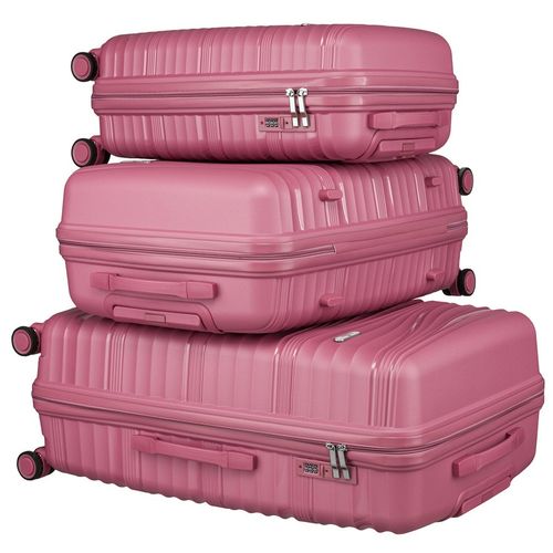 zestaw walizek z polipropylenu z organizerem na suwak - peterson na Arena.pl